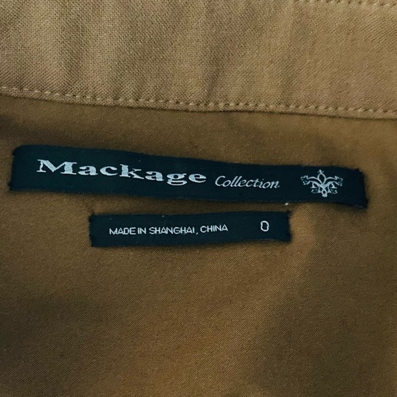 Mackage brown wool blend mini dress. Size 0. - Picture 3 of 6